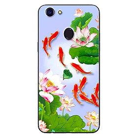 Ốp Lưng in cho Oppo F5 - F5 Youth Mẫu Đàn Cá Koi - Hàng Chính Hãng