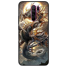 Ốp lưng dành cho Xiaomi Redmi 9 mẫu Rồng Trăng