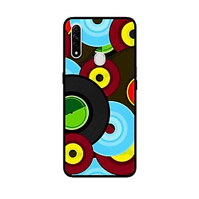Ốp Lưng in cho Oppo A8 Mẫu Họa Tiết Đĩa CD - Hàng Chính Hãng