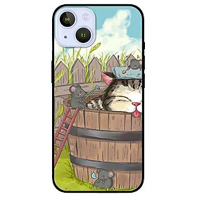 Ốp lưng dành cho Iphone 13 Mini - Iphone 13 - Iphone 13 Pro -  Iphone 13 Pro Max - Mèo Tắm