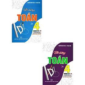 Sách - Bồi Dưỡng Toán Lớp 4 - Combo 2 Tập - Bám Sát SGK Kết Nối - Hồng Ân