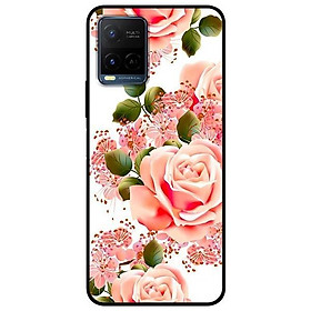 Ốp lưng dành cho Vivo Y21 - Vivo Y21s mẫu Hoa Hồng Nhạt