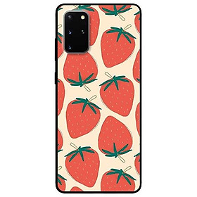 Ốp lưng dành cho Samsung S20 - S20 Plus - S20 Ultra mẫu Họa Tiết Dâu Đỏ