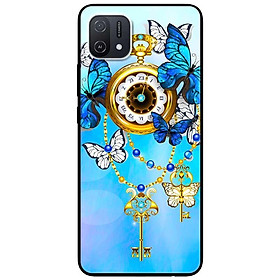 Ốp lưng dành cho Oppo A16K - Oppo A36 / A76 - Oppo Reno 7z 5G - Đồng Hồ Bướm Xanh