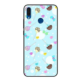 Ốp Lưng in cho Huawei Y9 2019 Mẫu Họa Tiết Kẹo Ngọt - Hàng Chính Hãng