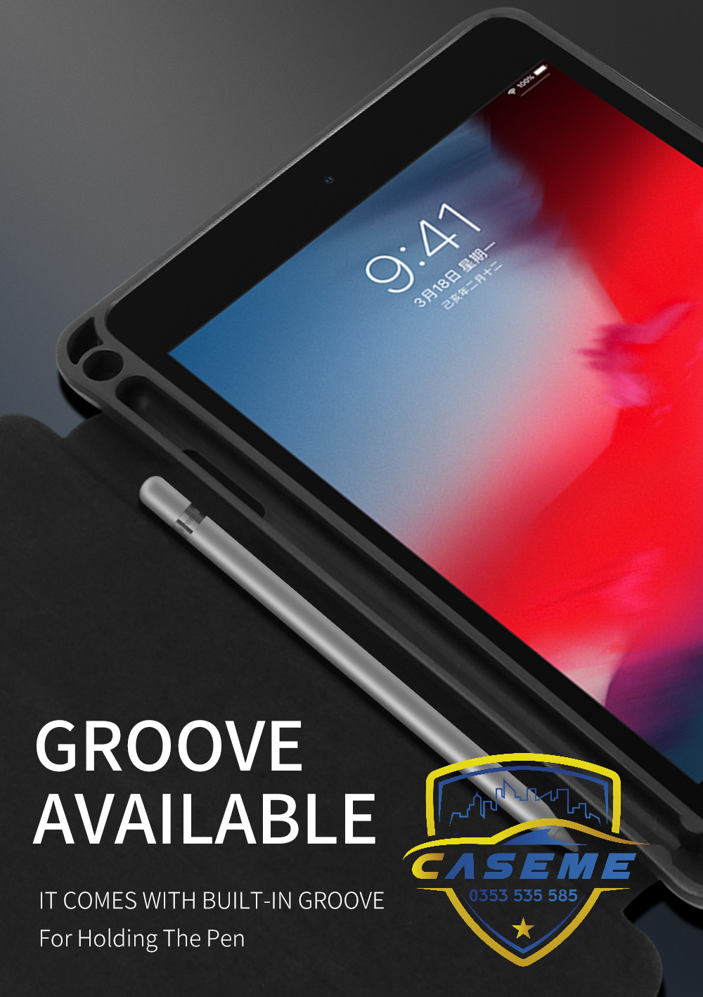 Bao da dành cho iPad iPad 9.7 (2017/2018) Gen 5/ Gen 6, iPad Air, iPad Air 2 hiệu Dux Ducis Domo có khe để bút, bảo vệ camera, chống sốc, cao cấp - Hàng nhập khẩu.