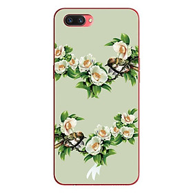 Ốp lưng in cho OPPO A5 mẫu 2 Chú Chim Hoa Cúc - Hàng chính hãng