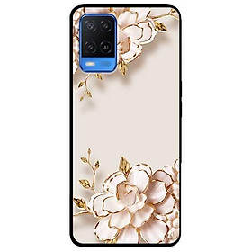 Ốp lưng dành cho Oppo A54 - A74 - A94 mẫu Tranh Hoa Nền Trắng