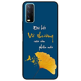 Ốp lưng dành cho Vivo Y20 - Y20s - Y12s mẫu Chiếc Lá Vô Thường