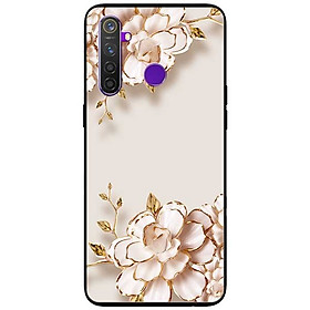 Ốp lưng dành cho Realme 6i mẫu Tranh Hoa Nền Trắng