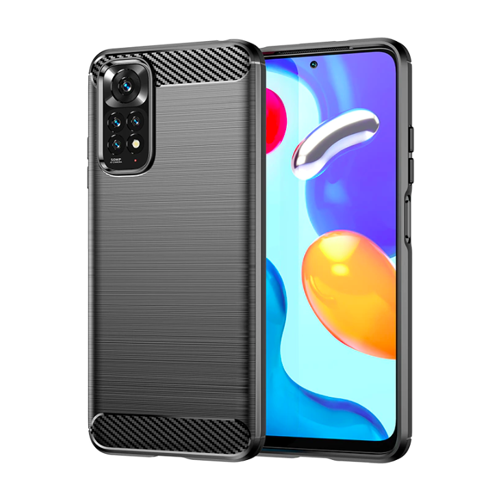 Ốp lưng chống sốc Vân Sợi Carbon cho Xiaomi Redmi Note 11/ Note 11s - Hàng nhập khẩu