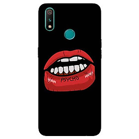 Ốp Lưng in cho Realme 3 Mẫu Đôi Môi Gợi Cảm - Hàng Chính Hãng