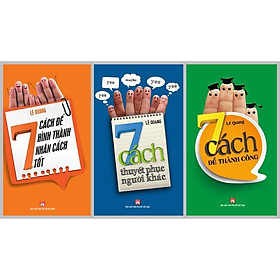 Sách - 7 Cách Thành Công + 7 Cách Thuyết Phục + 7 Cách Hình Thành Nhân Cách Tốt - Combo 3 cuốn - Việt Thư