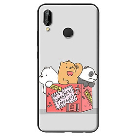 Ốp in cho Huawei Nova 3E 3 Chú Gấu 2 - Hàng chính hãng