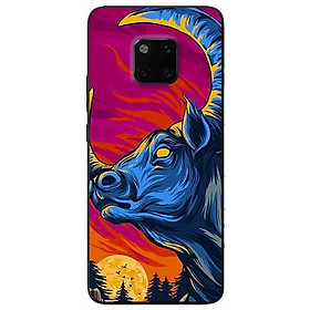 Ốp in cho Huawei Mate 20 Pro Trâu Xanh - Hàng chính hãng