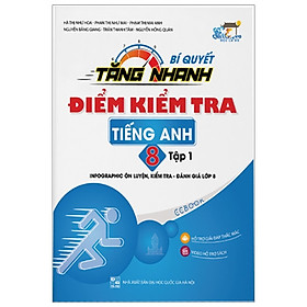 Bí Quyết Tăng Nhanh Điểm Kiểm Tra - Tiếng Anh 8 - Tập 1 - Nhiều Tác Giả - NXB Đại Học Quốc Gia Hà Nội -  WinBooks