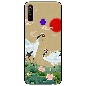Ốp lưng dành cho Realme C3 mẫu Hạc Đầu Đỏ