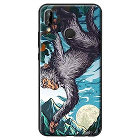 Ốp in cho Huawei Nova 3E Khỉ Đu Cây - Hàng chính hãng