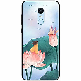 Ốp lưng dành cho Xiaomi Redmi Note 4 mẫu Cô Bé Và Chú Chim