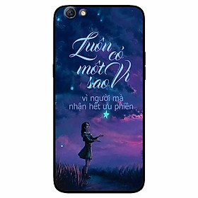 Ốp lưng in cho Oppo F3 Plus Mẫu Luôn Có Một Vì Sao