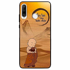 Ốp lưng in cho Huawei P30 Lite Mẫu Bước Chân An Lạc