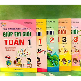 Sách - Tập Thực hành kiểm tra cuối tuần Giúp Em Giỏi Toán 2 - SM 
