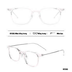 KAVI 202 - Kính Chống Ánh Sáng Xanh Gọng Tăm Chất Liệu Titanium Siêu Nhẹ