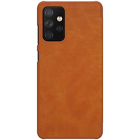 Bao da dành cho Samsung Galaxy A72 Nillkin QIN có ngăn đựng thẻ - Hàng Chính Hãng