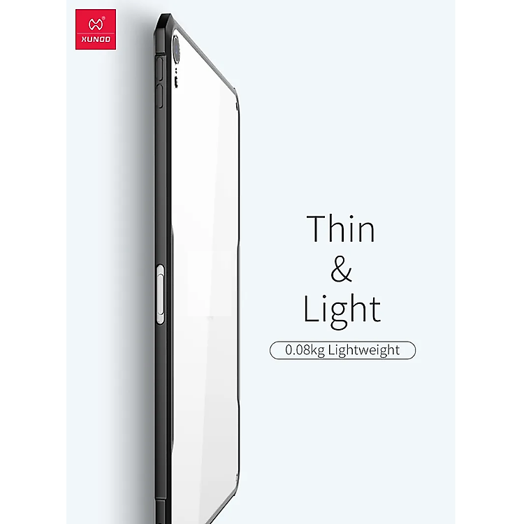 Ốp lưng dành cho iPad Pro 9.7 / The new Ip2018 9.7, Chống shock, Mặt lưng trong suốt, Viền TPU - Hàng nhập khẩu