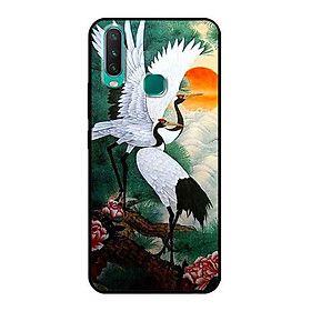 Ốp Lưng in cho Vivo Y12 Mẫu Chim Hạc - Hàng Chính Hãng