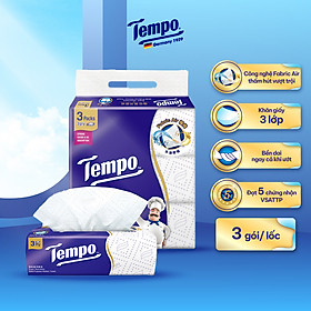 Khăn Giấy Bếp Đa Năng Siêu Thấm Tempo  Bền Dai, Tiện Lợi, Dễ Sử Dụng - Thương Hiệu Đức