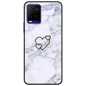 Ốp lưng dành cho Vivo Y21 - Vivo Y21s mẫu Ba Trái Tim