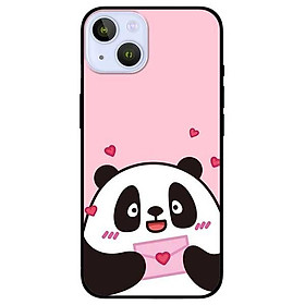 Ốp lưng dành cho Iphone 13 Mini - Iphone 13 - Iphone 13 Pro -  Iphone 13 Pro Max - Panda Nền Hồng
