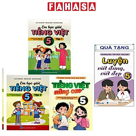 Sách - Bộ Sách Em Học Giỏi Tiếng Việt 5 (Bộ 3 Cuốn) - Tặng Kèm Sách Luyện Viết Đúng, Viết Đẹp 5
