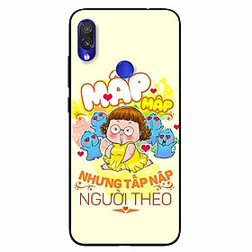 Ốp lưng in cho Xiaomi Redmi Note 7 Mẫu Mập Tấp Người Theo Nữ