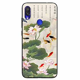 Ốp lưng in cho Xiaomi Redmi Note 7 Tranh Cá Koi