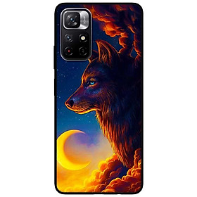 Ốp lưng dành cho Xiaomi Redmi Note 11 5G - Redmi Note 11T - Redmi Note 11S - Sói Và Mặt Trăng