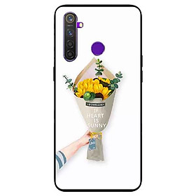 Ốp lưng in cho Realme 5 Pro/ Realme Q Mẫu Bó Hoa Hướng Dương