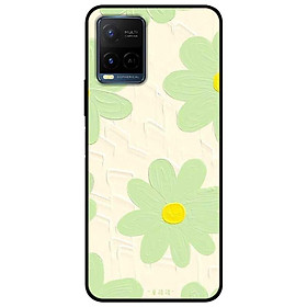Ốp lưng dành cho Vivo Y21 - Vivo Y21s mẫu Hoa Xanh Nhuỵ Vàng