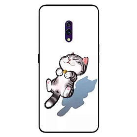 Ốp lưng in cho Oppo K3 Mẫu Mèo Sọc