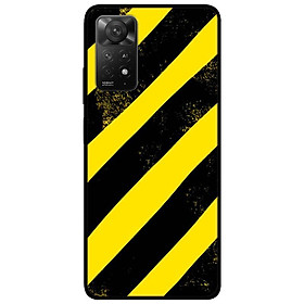 Ốp lưng cho Redmi Note 11 4G - Redmi Note 12 - Redmi Note 12 Pro - Redmi Note 12 Pro 5G - Sọc Vàng Đen - Hàng Chính Hãng