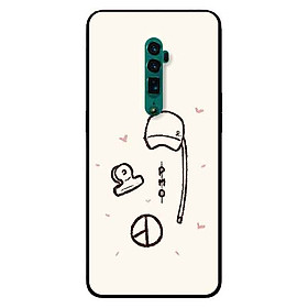 Ốp Lưng in cho Oppo Reno 10x Mẫu Nón PMO - Hàng Chính Hãng