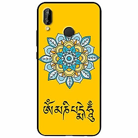 Ốp lưng in cho Huawei Nova 3i Mẫu Om Mani Padme Hum