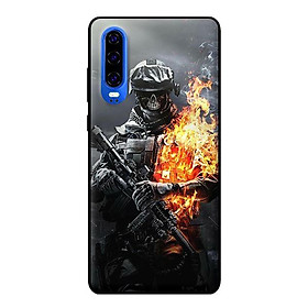 Ốp lưng in cho Huawei P30 mẫu Chiến Binh Lửa - Hàng chính hãng