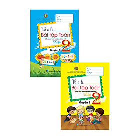 Sách - Vở Ô Li Bài Tập Toán Lớp 2 - Biên Soạn Theo Chương Trình Mới - Combo 2 Tập - Khang Việt Book