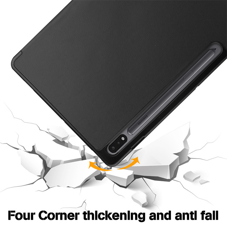 Bao da chống sốc cho Samsung Galaxy Tab S10+ Plus, S9+ Plus, S7 FE/S7+ Plus/S8+ Plus, Tab S7/S8, có ngăn đựng bút - Hàng nhập khẩu