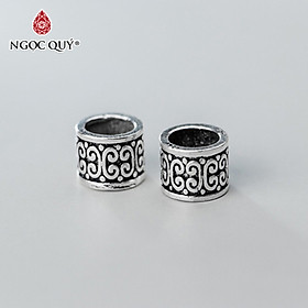 Chặn hạt hoạ tiết hình học - Ngọc Qúy Gemstones
