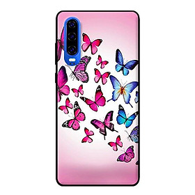 Ốp lưng in cho Huawei P30 mẫu Bướm Hồng - Hàng chính hãng