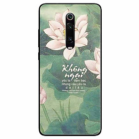 Ốp lưng in cho K20, K20 Pro, Mi 9T Mẫu Không Ngại Yêu