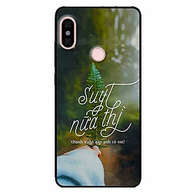 Ốp lưng in cho Xiaomi Redmi Note 6 Pro Mẫu Suýt Nữa Thì